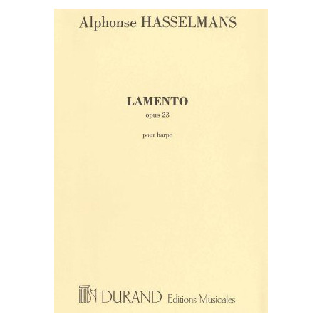 Hasselmans Alphonse - Lamento op. 23