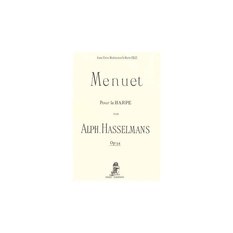 Hasselmans Alphonse - Menuet op. 34 (Lyra)