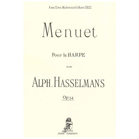 Hasselmans Alphonse - Menuet op. 34 (Lyra)