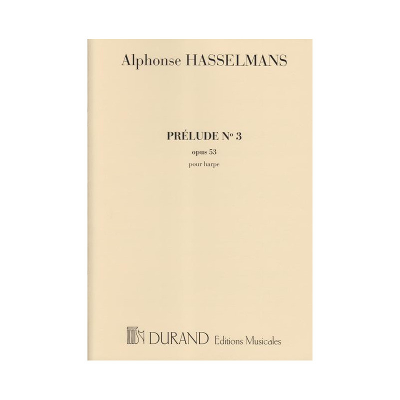 Hasselmans Alphonse - 3 Pr