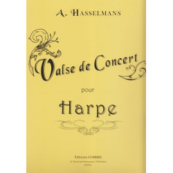 Hasselmans Alphonse - Valse de concert pour harpe