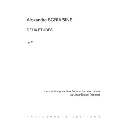 Scriabine Alexandre - Deux études op. 8 (Damase Jean-Michel)