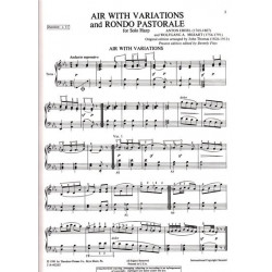 Mozart Wolfgang Amadeus - Air with variations & Rondo pastorale