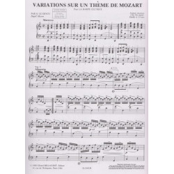 Mozart Wolfgang Amadeus - Variations sur un th