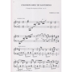 Parish Alvars Elias - Chanson grec de Santorino