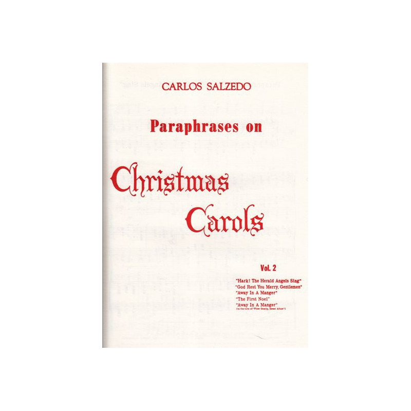 Salzedo Carlos - Paraphrases on Christmas Carols