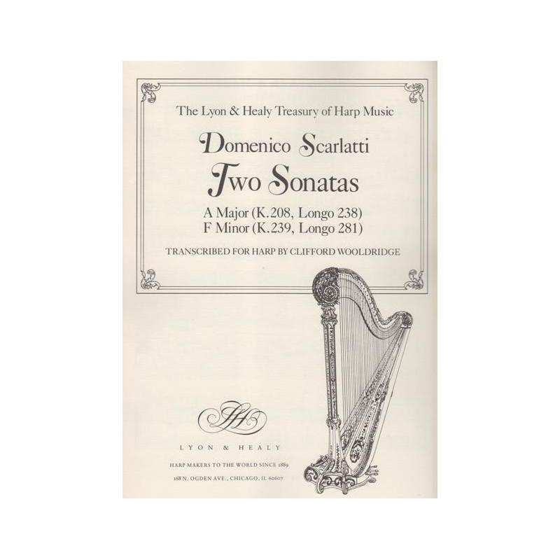 Scarlatti Domenico - 2 sonates, la M & fa m