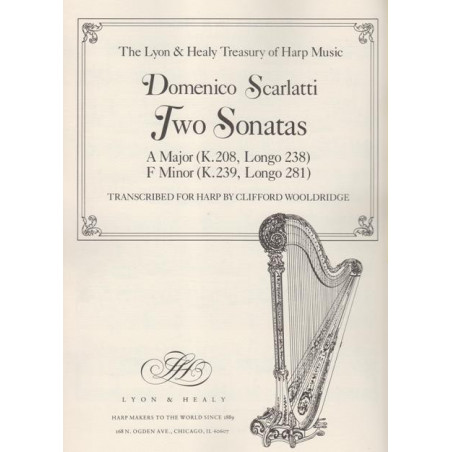 Scarlatti Domenico - 2 sonates, la M & fa m