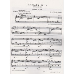 Soler P.A. - 6 Sonates volume 1