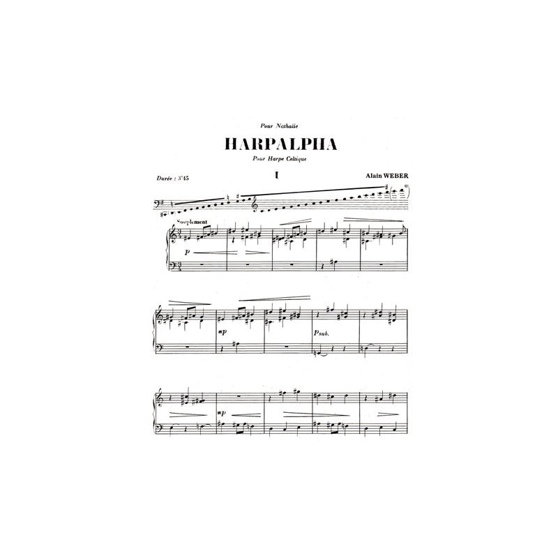 Weber Alain - Harpalpha pour harpe celtique