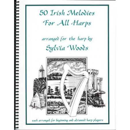 Woods Sylvia - 50 Irish melodies for all harps