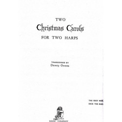 Owens - 2 Christmas carols (2 harpes)