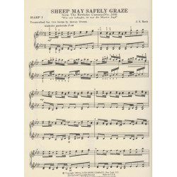 Bach Johann Sebastian - Sheep may safely graze (2 harpes)