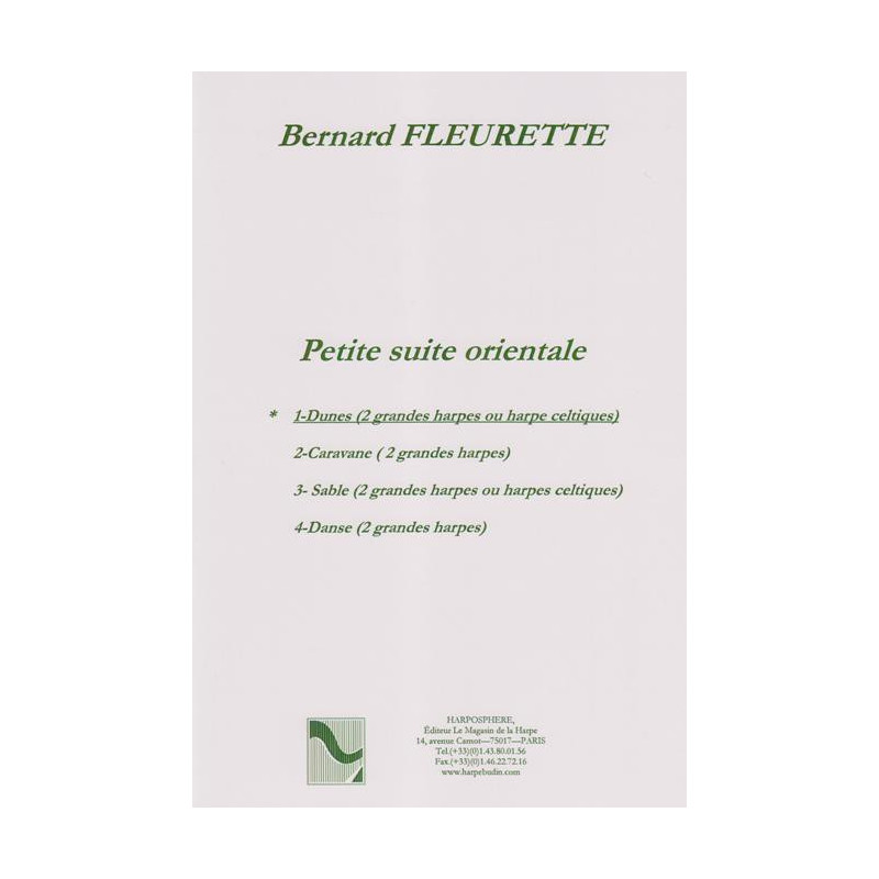 Fleurette Bernard - Petite suite orientale 1 : Dunes