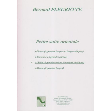 Fleurette Bernard - Petite suite orientale 3 : Sable