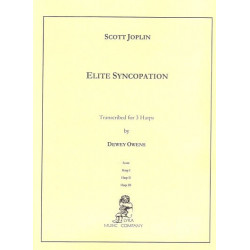 Joplin Scott - Elite syncopation (3 harpes)