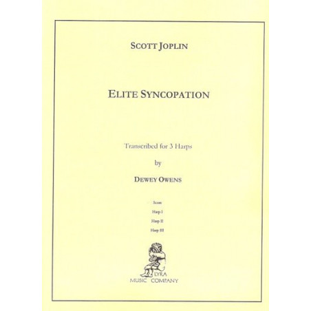 Joplin Scott - Elite syncopation (3 harpes)