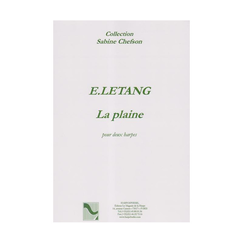 Letang Evelyne - La plaine