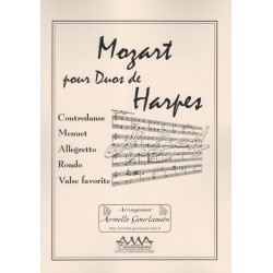 Mozart Wolfgang Amadeus - Mozart pour duos de harpes