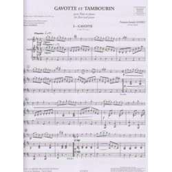 Gossec F.J. - Gavotte & tambourin (fl