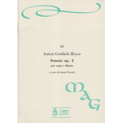 Heyse Anton Gottlieb - Sonate op.4<br> per arpa e flauto