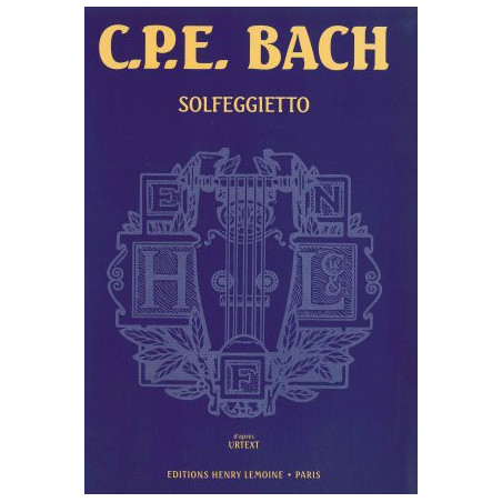 Bach Carl Philipp Emmanuel - Solfeggietto Urtext