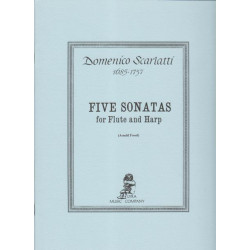 Scarlatti Domenico - 5 sonates (fl