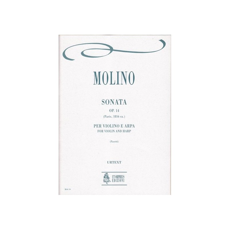 Molino Luigi - Sonate Op. 14<br> per violino e arpa