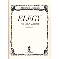 Glazunov Alexander - Elegy (alto & harpe)