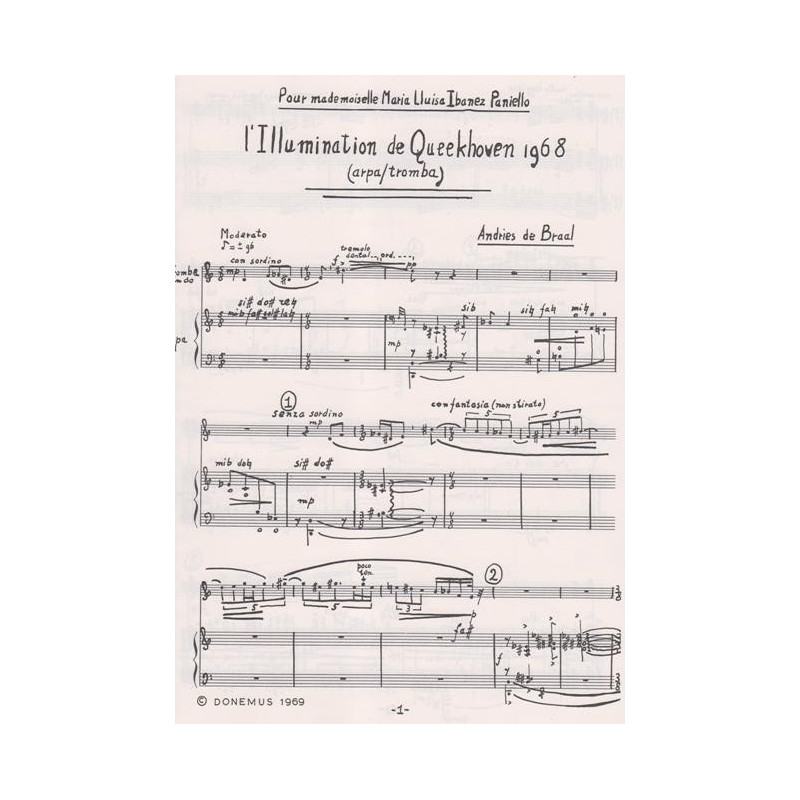 De Braal Andries - L'illumination de Queekhoven 1268 (trompette & harpe)
