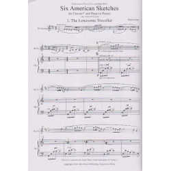 Kanga Skaila - Six American Sketches (clarinette & harpe)