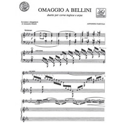 Pasculli Antonio - Omaggio a Bellini (cor anglais ou hautbois & harpe)