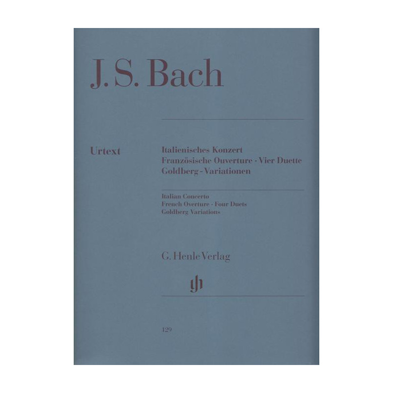 Bach Johann Sebastian - Concerto Italien - 4 duette - Goldberg V