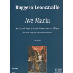 Leoncavallo Ruggero - Ave Maria (voix & harpe)