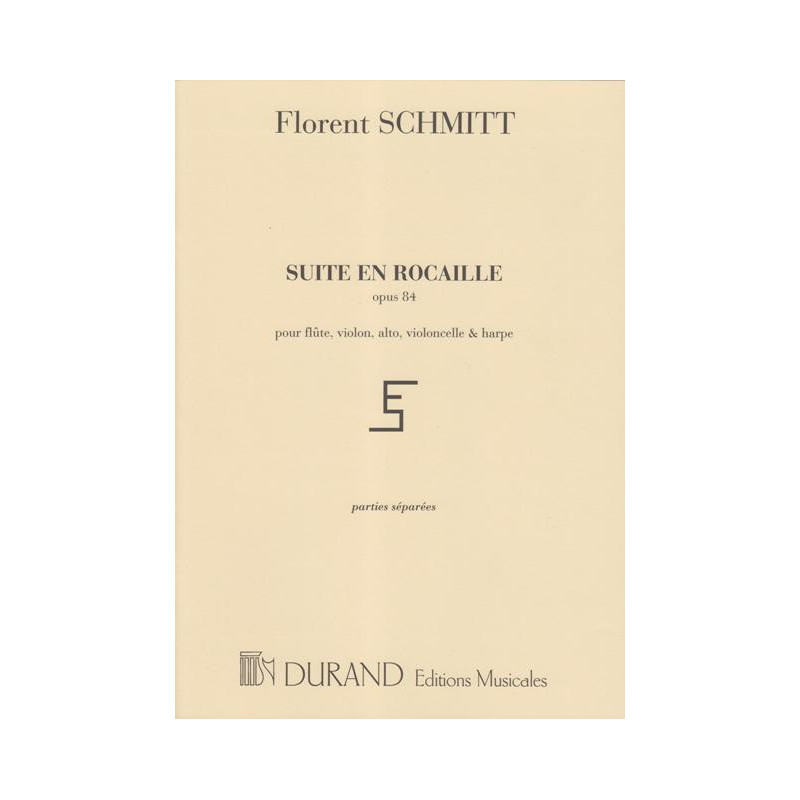 Schmitt Florent - Suite en rocaille (parties)(alto, fl