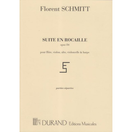 Schmitt Florent - Suite en rocaille (parties)(alto, fl