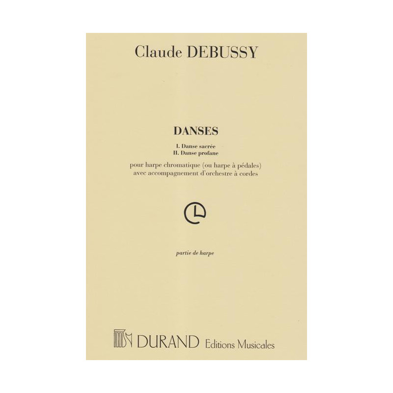 Debussy Claude - Danses (partie harpe)