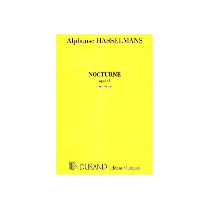 Hasselmans Alphonse - Nocturne pour harpe Op. 43