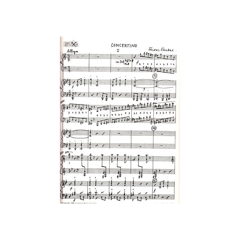 Farkas Ferenc - Concertino (harpe & orchestre - r