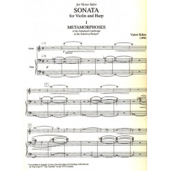 Kikta Valeri - Sonata for violin and harp (violon & harpe)