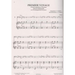 Voirpy Alain - Premier voyage vol.1 (violoncelle & piano ou harpe)