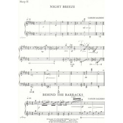 Salzedo Carlos - Night Breeze, Behind the Barracks (second harp part)