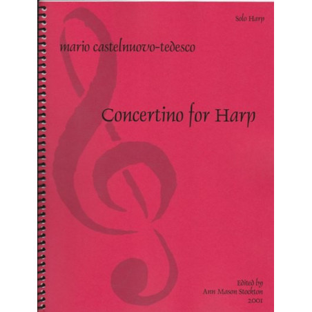 Castelnuovo Tedesco Mario - Concertino for harp<br>(solo harp)