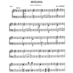 Respighi Ottorino - Siciliana (for two Harps)