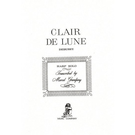 Debussy Claude - Clair de lune (Marcel Grandjany)