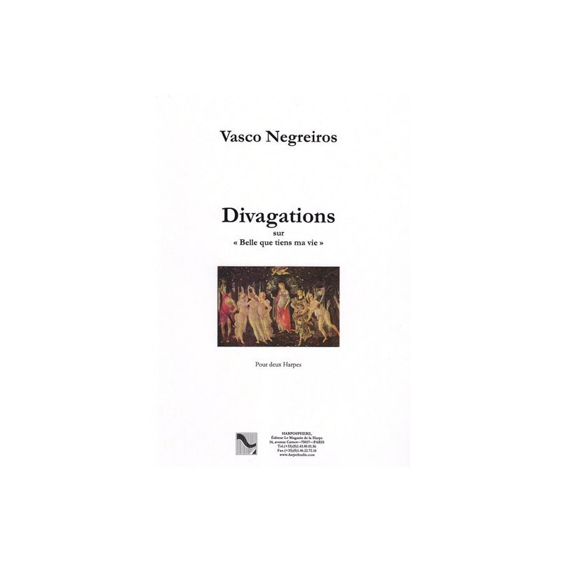 Negreiros Vasco - Divagations (2 harpes)