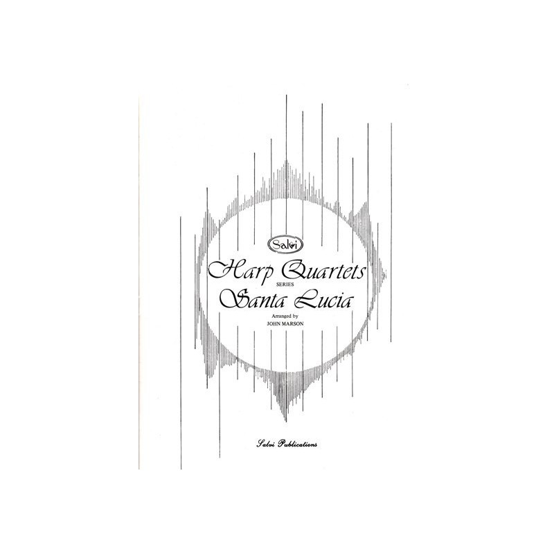 Marson John - Harp quartets series - Santa Lucia (4 harps)