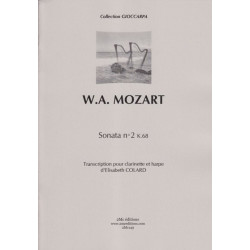 Mozart Wolfgang Amadeus - Sonata No 2 K68 (clarinette et harpe)