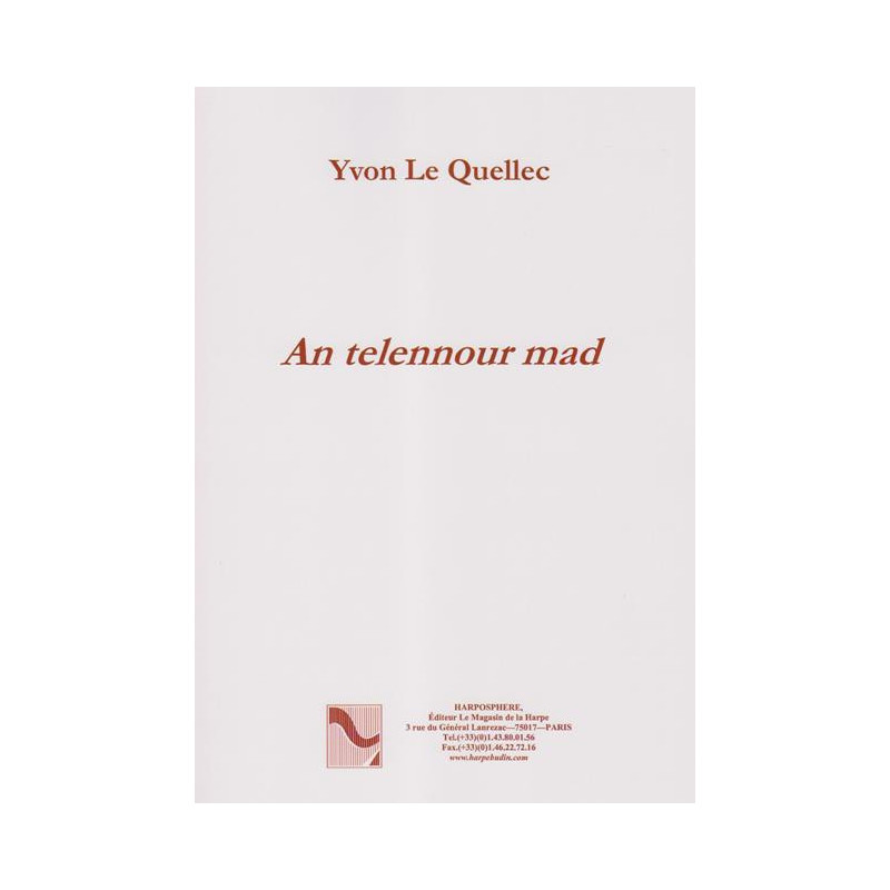 Le Quellec Yvon - An telennour mad