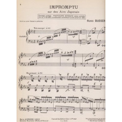 Busser Henri - Impromptu sur des airs japonais